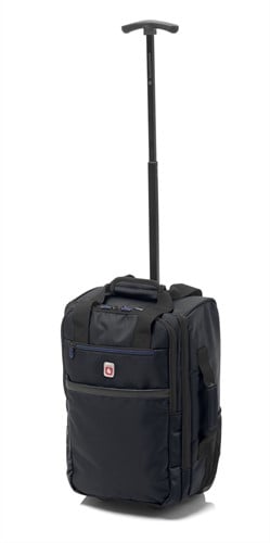 Gladiator Trick Handbagage Laptop Rugzak Trolley - 40 cm - 15 inch - Zwart