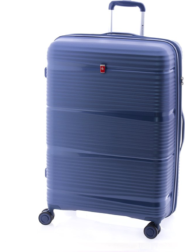 Gladiator Bionic Grote Koffer - 76 cm - 100/110 liter - Expandable - TSA slot - Blauw