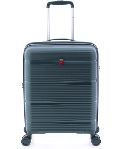 Gladiator Bionic Handbagage Koffer - 55 cm - 38/48 liter - Expandable - TSA slot - Groen