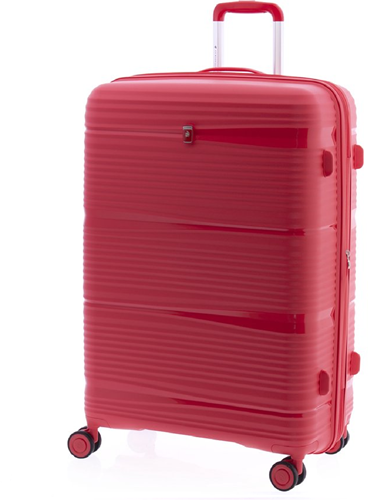 Gladiator Bionic Grote Koffer - 76 cm - 100/110 liter - Expandable - TSA slot - Rood