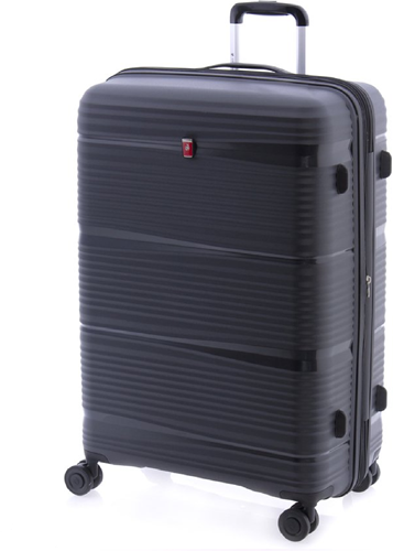 Gladiator Bionic Grote Koffer - 76 cm - 100/110 liter - Expandable - TSA slot - Zwart