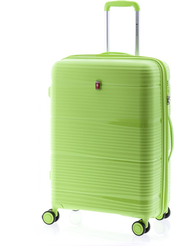 Gladiator Bionic Middelgrote Koffer - 65 cm - 65/80 liter - Expandable - TSA slot - Lichtgroen