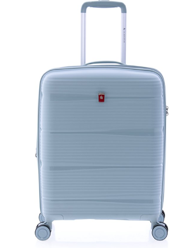 Gladiator Bionic Handbagage Koffer - 55 cm - 38/48 liter - Expandable - TSA slot - Grijs