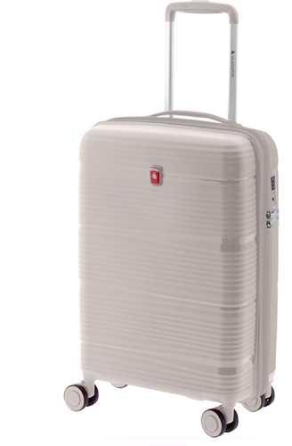 Gladiator Bionic Handbagage Koffer - 55 cm - 36/46 liter - Expandable - TSA slot - Beige
