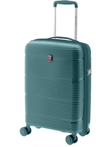 Gladiator Bionic Handbagage Koffer - 55 cm - 36/46 liter - Expandable - TSA slot - Groen