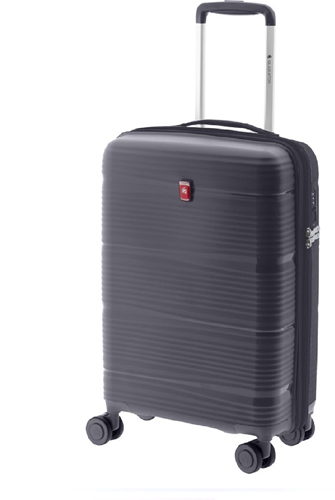 Gladiator Bionic Handbagage Koffer - 55 cm - 36/46 liter - Expandable - TSA slot - Zwart