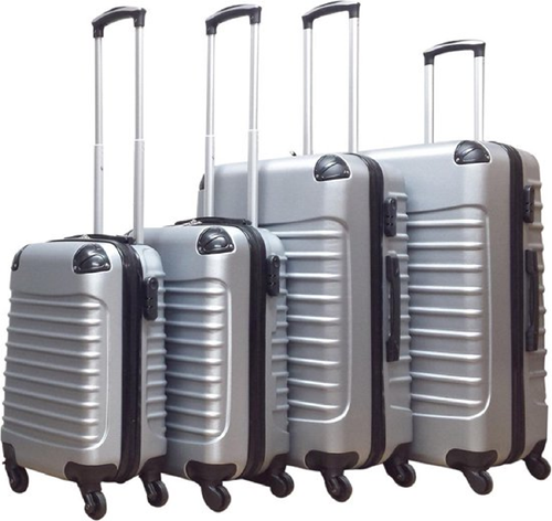 Castillo Quadrant 4-delige ABS Kofferset - Silver