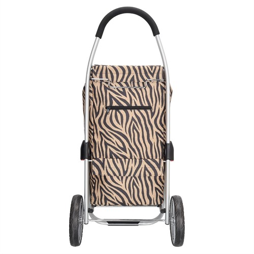 Beagles Alberic Boodschappenkar / Shoppingtrolley - Zebra Bruin-3