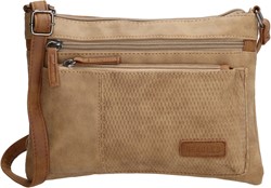 Beagles Brunette Schoudertas / Crossbodytas - Taupe