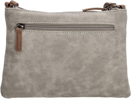 Beagles Brunette Schoudertas / Crossbodytas - Lichtgrijs-3