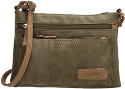 Beagles Brunette Schoudertas / Crossbodytas - Olijfgroen