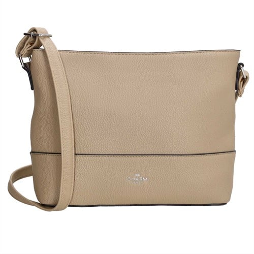 Charm London Stratford Schoudertas - Taupe
