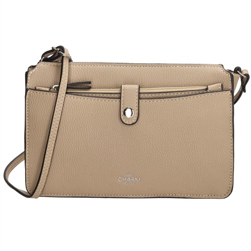 Charm London Stratford Schoudertas - Taupe