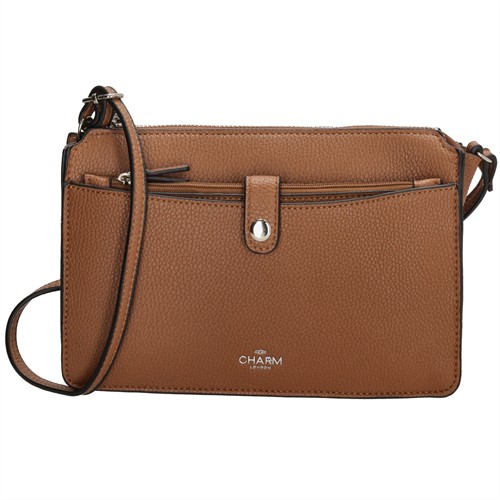 Charm London Stratford Schoudertas - Middenbruin