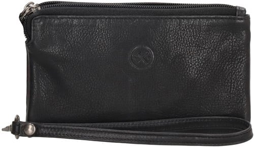 Hide & Stitches Paint Rock Portemonnee / Clutch - Zwart