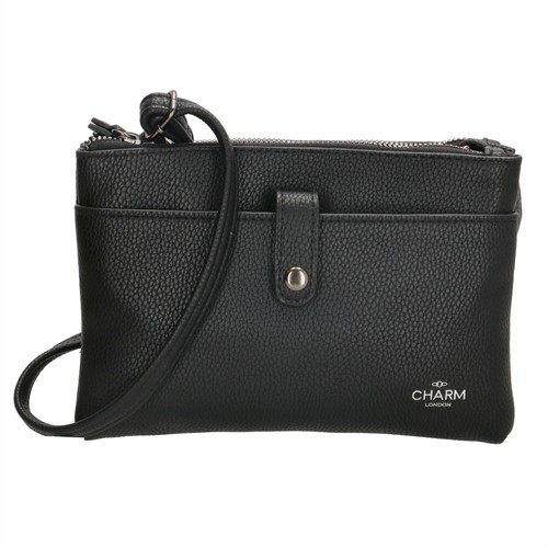 Charm London Stratford Schoudertas - Zwart
