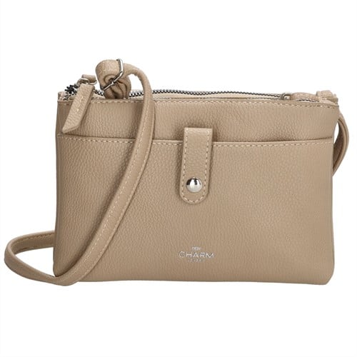 Charm London Stratford Schoudertas - Taupe