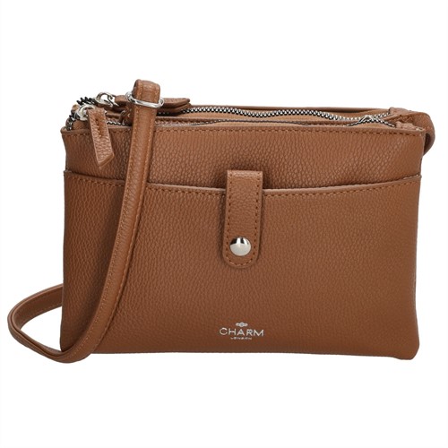 Charm London Stratford Schoudertas - Middenbruin