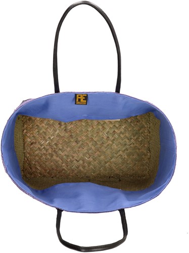 PE Florence Hangara Rieten Mand - Jeansblauw-2