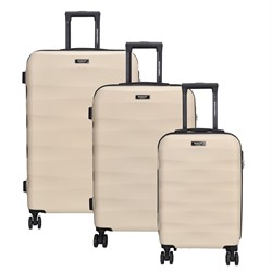 Beagles Originals Go Travel 3 delige ABS kofferset - Beige