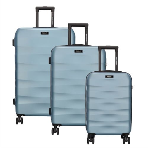 Beagles Originals Go Travel 3 delige ABS kofferset - IJsblauw