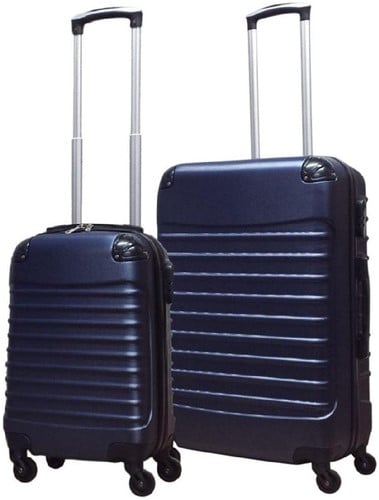 Castillo Quadrant 2 delige ABS Kofferset (L+XS) - Dark Blue
