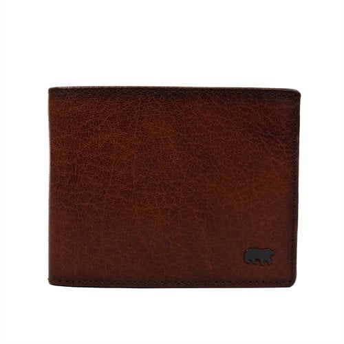 Bear Design Niels Leren Billfold - Cognac