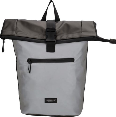 Beagles Originals Waterproof Originals Rolltop Rugzak 15,6" - Zilver