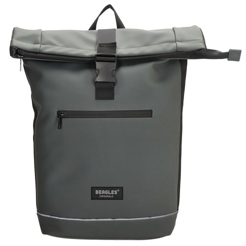 Beagles Originals Waterproof Originals Rolltop Rugzak 15,6" - Grijs