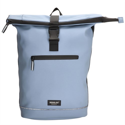 Beagles Originals Waterproof Originals Rolltop Rugzak 15,6" - Lichtblauw