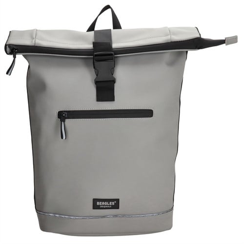 Beagles Originals Waterproof Originals Rolltop Rugzak 15,6" - Lichtgrijs