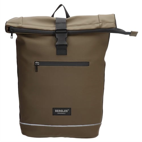 Beagles Originals Waterproof Originals Rolltop Rugzak 15,6" - Olijfgroen