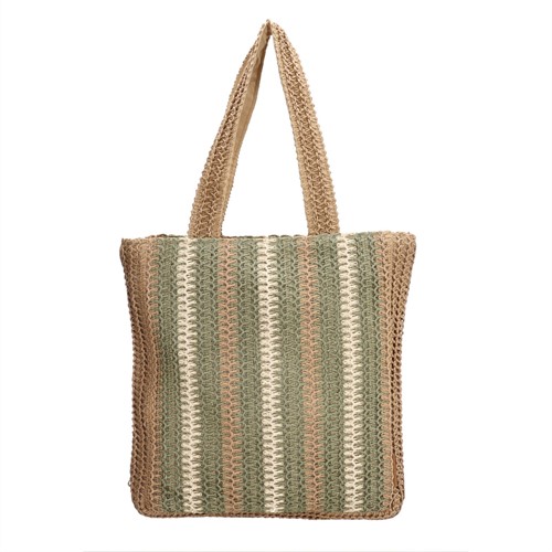 PE Florence Natural Life Shopper - Olijfgroen
