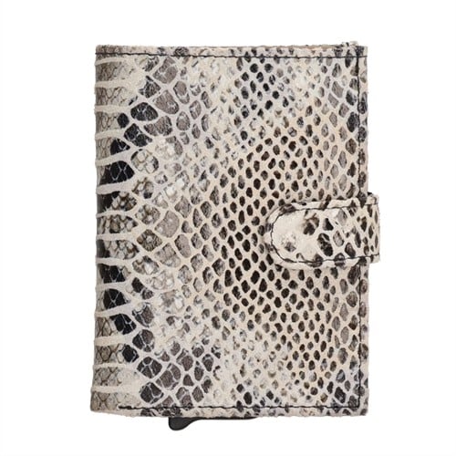 Charm London Riverside Creditcardhouder - Zwart / Wit Snake