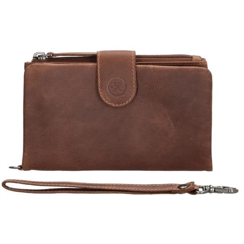 Hide & Stitches Japura Portemonnee - Cognac