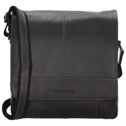 Hide & Stitches Japura Messengerbag - Zwart