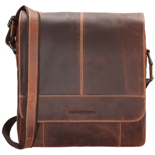 Hide & Stitches Japura Messengerbag - Cognac