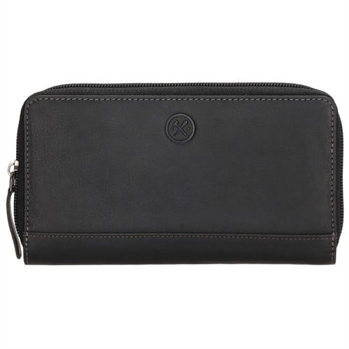 Hide & Stitches Japura Portemonnee - Zwart