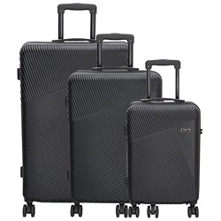 Beagles Originals Easy Travel 3 delige ABS kofferset - Zwart