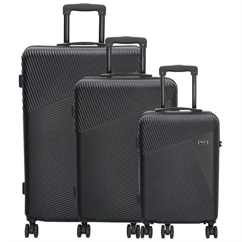 Beagles Originals Easy Travel 3 delige ABS kofferset - Zwart