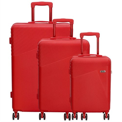 Beagles Originals Easy Travel 3 delige ABS kofferset - Rood