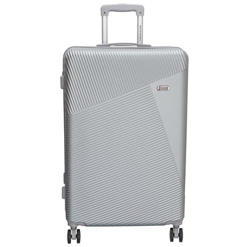 Beagles Originals Easy Travel Grote Koffer - 74 cm - 95 liter - Zilvergrijs