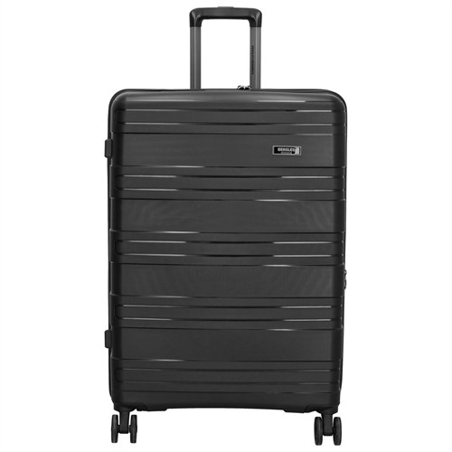 Beagles Originals Travel Originals PP Grote Koffer - 72 cm - 83/90 liter - Expandable - TSA Slot - Zwart