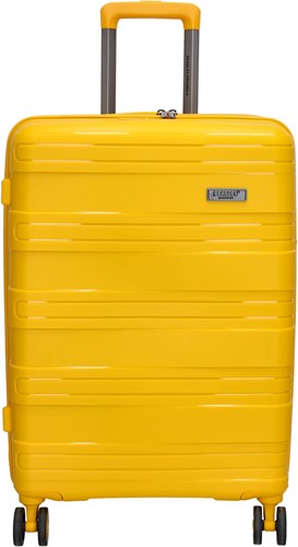 Beagles Originals Travel Originals PP Middelgrote Koffer - 62 cm - 55/60 liter - Expandable - TSA Slot - Geel