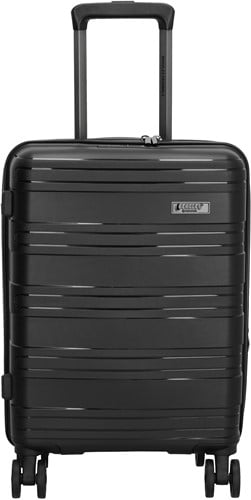 Beagles Originals Travel Originals PP Handbagage Koffer - 53 cm - 33/36 liter - Expandable - TSA Slot - Zwart