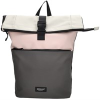 Beagles Originals Multicolor Originals Rolltop Laptoprugzak - 15,6 inch - Lichtroze