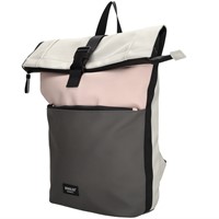 Beagles Originals Multicolor Originals Rolltop Laptoprugzak - 15,6 inch - Lichtroze-2