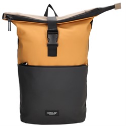 Beagles Originals Multicolor Originals Rolltop Laptoprugzak - 15,6 inch - Okergeel