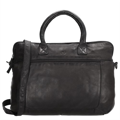 Hide & Stitches Paint Rock Laptoptas - 15,6 inch - Zwart