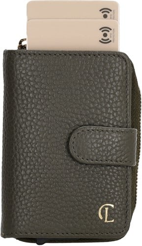 Charm London Union Square RFID Creditcard Etui - Donkergroen